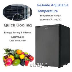 Mini Refrigerator Semi Truck AC DC Fridge 40L 12V Under Counter Larder Fridge