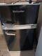 Montpellier Black Retro Undercounter Fridge Freezer. Used. Fully Working