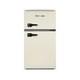Montpellier Mab2035ec Cream Undercounter Retro Fridge Freezer 84 Litres E