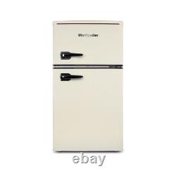 Montpellier MAB2035EC Cream Undercounter Retro Fridge Freezer 84 Litres E