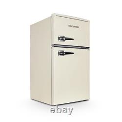 Montpellier MAB2035EC Cream Undercounter Retro Fridge Freezer 84 Litres E