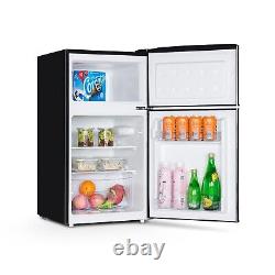 Montpellier MAB2035EK Black Retro Undercounter Fridge Freezer