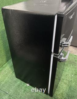 Montpellier MAB2035EK Black Retro Undercounter Fridge Freezer