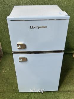 Montpellier MAB2035EPB Blue Retro Undercounter Fridge Freezer