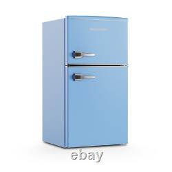 Montpellier MAB2035EPB Blue Retro Undercounter Fridge Freezer