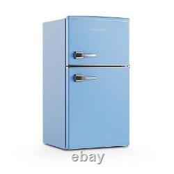 Montpellier MAB2035EPB Blue Retro Undercounter Fridge Freezer