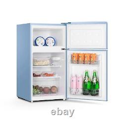 Montpellier MAB2035EPB Blue Retro Undercounter Fridge Freezer