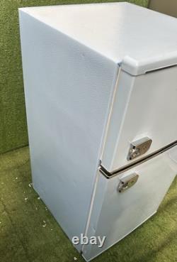 Montpellier MAB2035EPB Blue Retro Undercounter Fridge Freezer