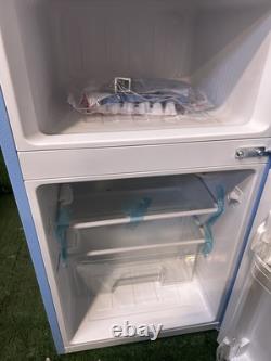 Montpellier MAB2035EPB Blue Retro Undercounter Fridge Freezer