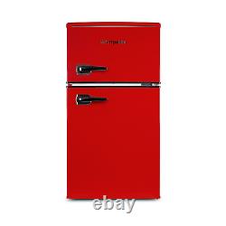 Montpellier MAB2035ER 70/30 Freestanding Undercounter Retro Fridge Freezer Red