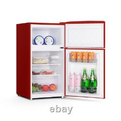 Montpellier MAB2035ER Red Retro Undercounter Fridge Freezer