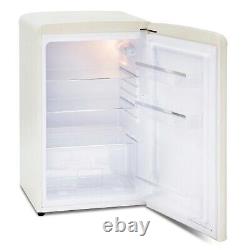 Montpellier MAB2055C Cream Retro Under Counter Larder Fridge with Chunky Handle