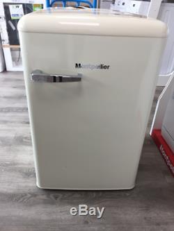 Montpellier MAB551C Under Counter Cream Retro Icebox Fridge Collection Only