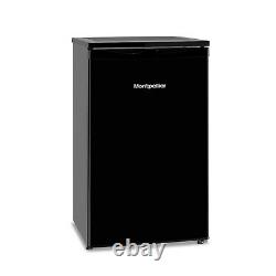 Montpellier MLA48BK Freestanding Under Counter Black Larder Fridge 90Ltr