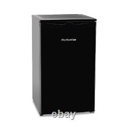 Montpellier MRF48BK Under Counter Black Fridge with 2 Icebox 2 Year Warranty