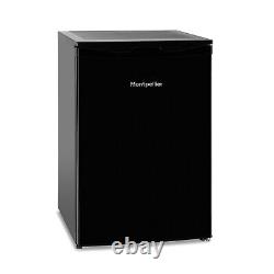 Montpellier MRF54BK Under Counter Black Icebox Fridge with 4 Icebox + Warranty