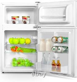 Montpellier MS2035EW, 47cm Wide, 87 Litre, Undercounter Fridge Freezer, White