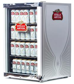 NEW Husky Stella Artois 122 Litre Drinks Cooler Mini Fridge Chiller Freestanding