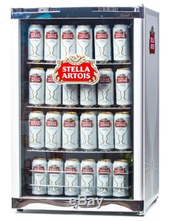 NEW Husky Stella Artois 122 Litre Drinks Cooler Mini Fridge Chiller Freestanding