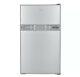 New Logik Luc50s17 70/30 Undercounter Fridge Freezer A+ Reversible Door Silver
