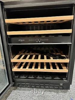 NEW MQuvée Under counter Wine Fridge Cooler WineCave 700 60D WCD60AB black