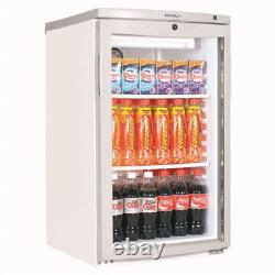 NEW TEFCOLD BC145 BUDGET PRICE WHITE DISPLAY FRIDGE @£458+Vat & FREE DELIVERY