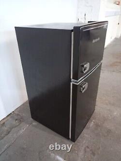 New Graded Black Montpellier MAB2035EK Retro Undercounter Fridge Freezer P23