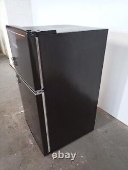 New Graded Black Montpellier MAB2035EK Retro Undercounter Fridge Freezer P23