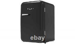 New Graded Black Retro Bush Meuclar55blk Undercounter Fridge Rrp £550! -uk Del