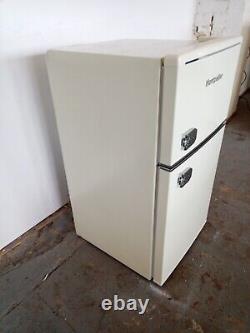 New Graded Cream Montpellier MAB2035EC Retro Undercounter Fridge Freezer P22