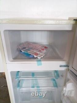 New Graded Cream Montpellier MAB2035EC Retro Undercounter Fridge Freezer P22