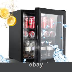 OYAJIA Under Counter Drinks Fridge 70L Beer / Wine Cooler With Glass Yjbppssohev