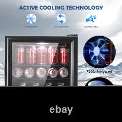 OYAJIA Under Counter Drinks Fridge 70L Beer / Wine Cooler With Glass Yjbppssohev
