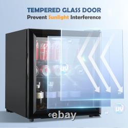 OYAJIA Under Counter Drinks Fridge 70L Beer / Wine Cooler With Glass Yjbppssohev