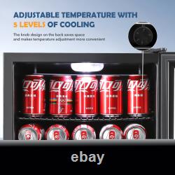 OYAJIA Under Counter Drinks Fridge 70L Beer / Wine Cooler With Glass Yjbppssohev