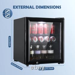 OYAJIA Under Counter Drinks Fridge 70L Beer / Wine Cooler With Glass Yjbppssohev