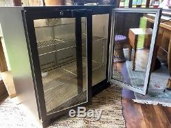 Osborne Double Hinged Door Drinks Display Under Counter Back Bar Bottle Cooler