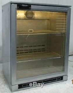 Osborne Under Counter Single Glass Door Drinks Display Fridge 1700 2 Shelves