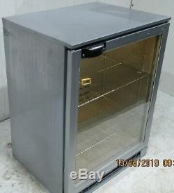 Osborne Under Counter Single Glass Door Drinks Display Fridge 1700 2 Shelves