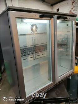 Osborne under counter commercial double door glass fridge bottle cooler