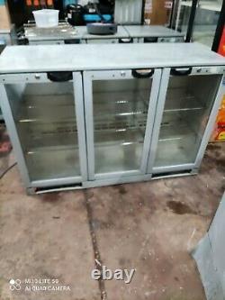 Osbourne triple door Under counter commercial glass fridge bottle cooler