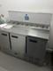 Polar 3-door Stainless Steel Undercounter Refrigerator Prep Counter