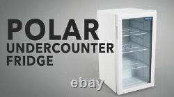 Polar C-Series SLIM 43 cm wide Under Counter Display Fridge White- BRAND NEW GRA