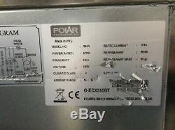 Polar Stainless Steel Triple Under Counter Freezer With Castors