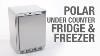 Polar Stainless Steel Under Counter Fridge U0026 Freezer Cd080 U0026 Cd081