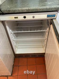 Polar Stainless Steel Undercounter Refrigerator Fridge 1 Door