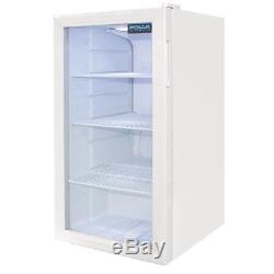 Polar Under Counter Glass Display Fridge 825Hx430Wx480Dmm @Next Day Delivery