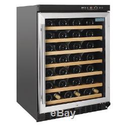 Polar Undercounter Stainless Steel Wine Cooler 54 Bottle Chiller Touch Pad