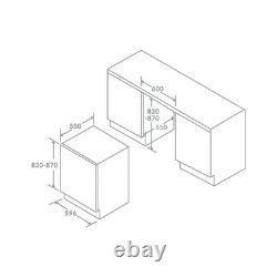 Prima LPR132A1 B/I Under Counter Fridge withIce Box