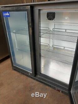 Prodis Under counter commercial double door glass fridge bottle cooler